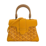 GOYARD: Goyardine Mini Saigon Top Handle Bag