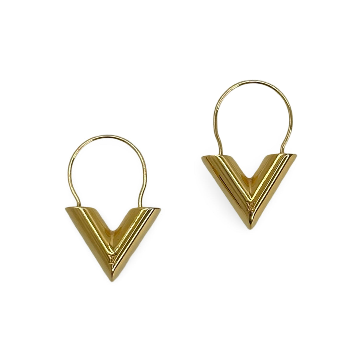 LOUIS VUITTON: Essential V Earrings