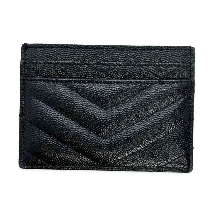 Quilted Grain de Poudre Cassandre Card Holder