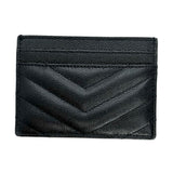 Quilted Grain de Poudre Cassandre Card Holder