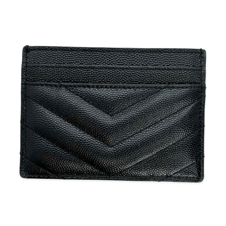 Quilted Grain de Poudre Cassandre Card Holder