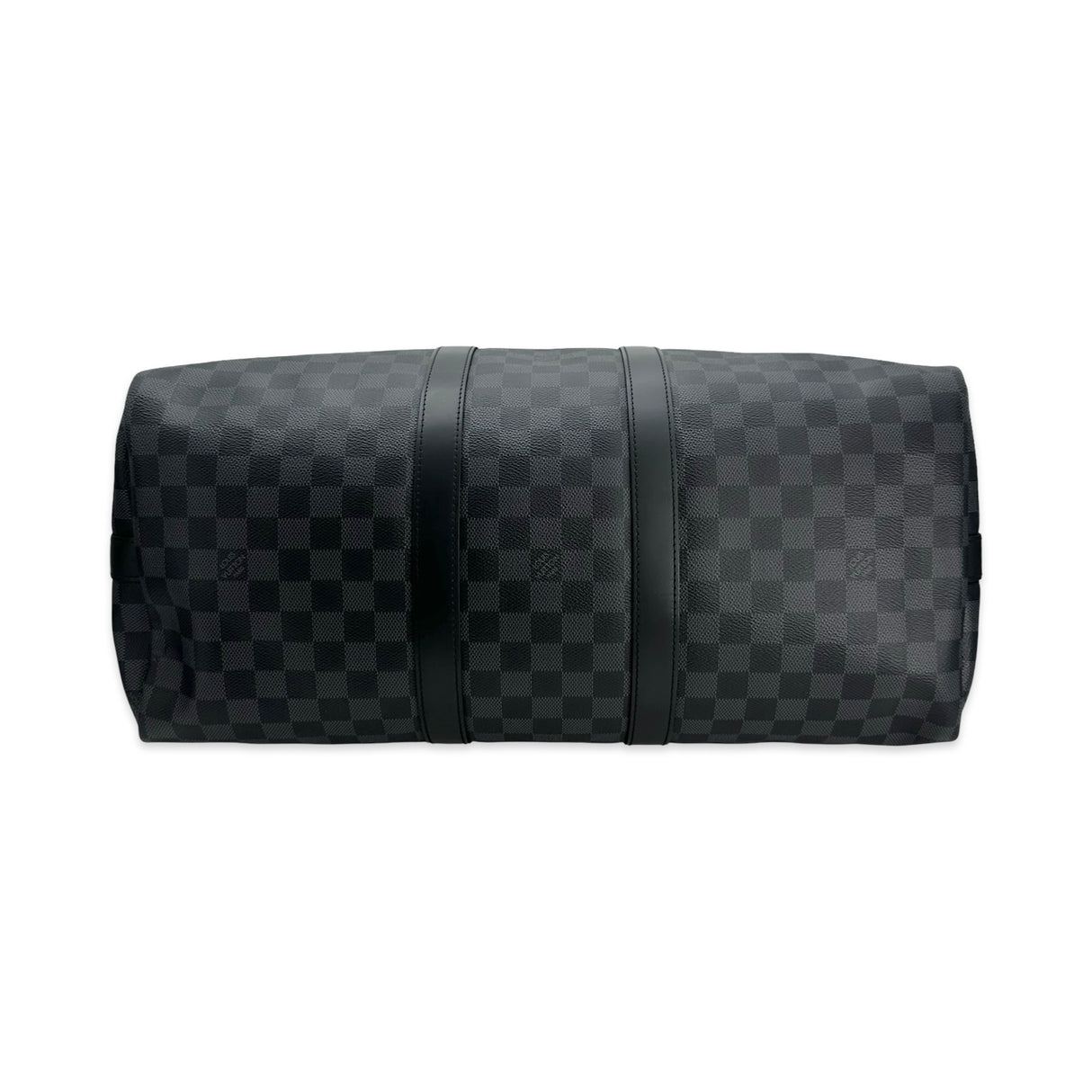 LOUIS VUITTON: Damier Graphite Keepall Bandouliere 45