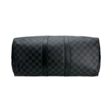 LOUIS VUITTON: Damier Graphite Keepall Bandouliere 45