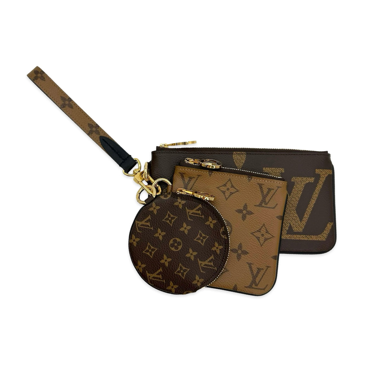 LOUIS VUITTON: Monogram Trio Pouch