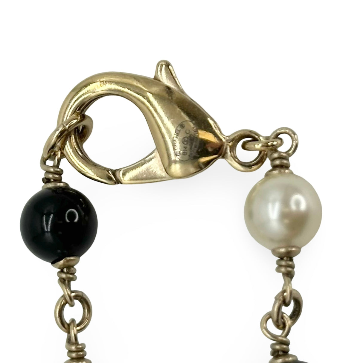 CHANEL: 100th Anniversary CC Enamel Beaded Long Necklace