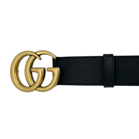 Leather GG Marmont Wide Belt