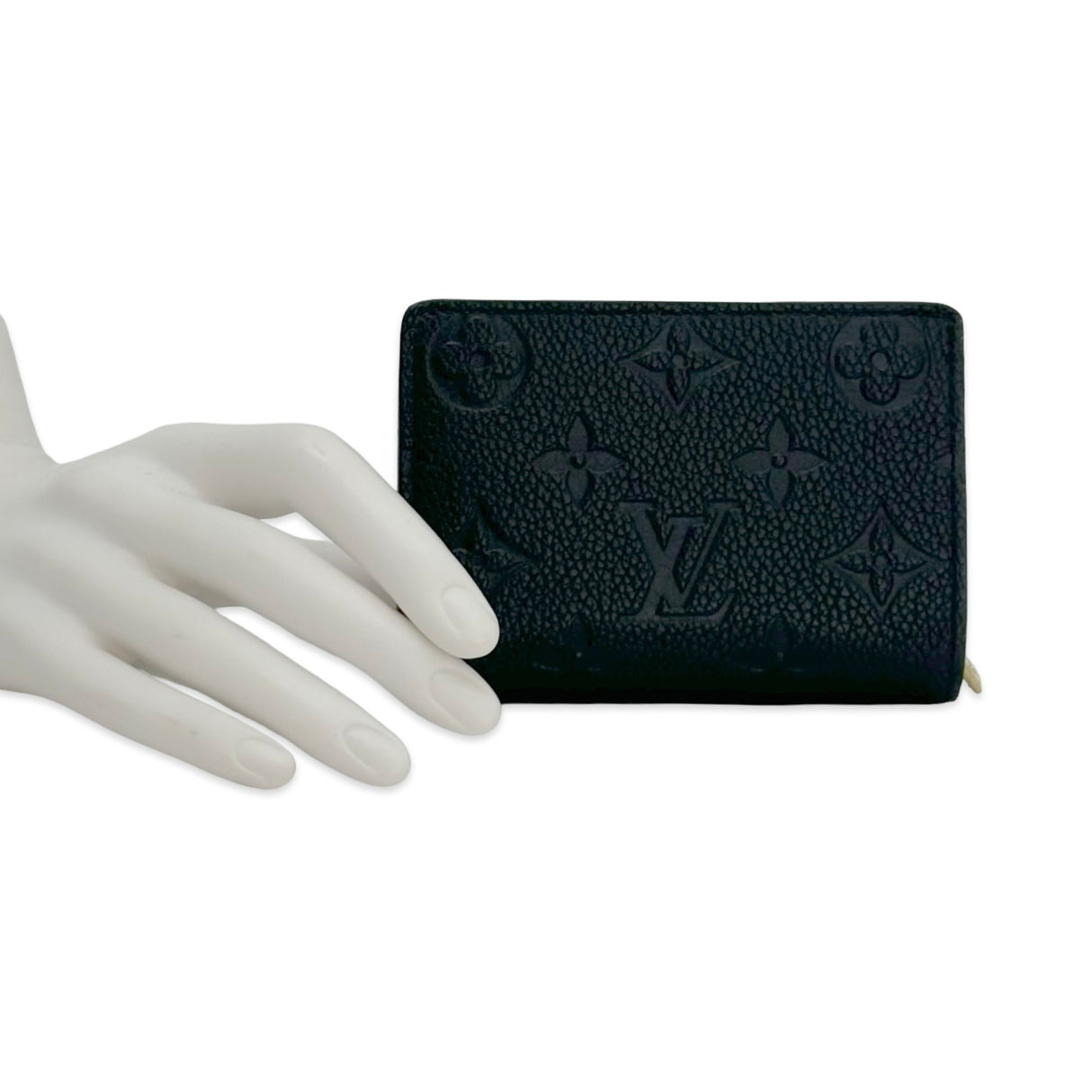 LOUIS VUITTON: Monogram Empreinte Clea Wallet