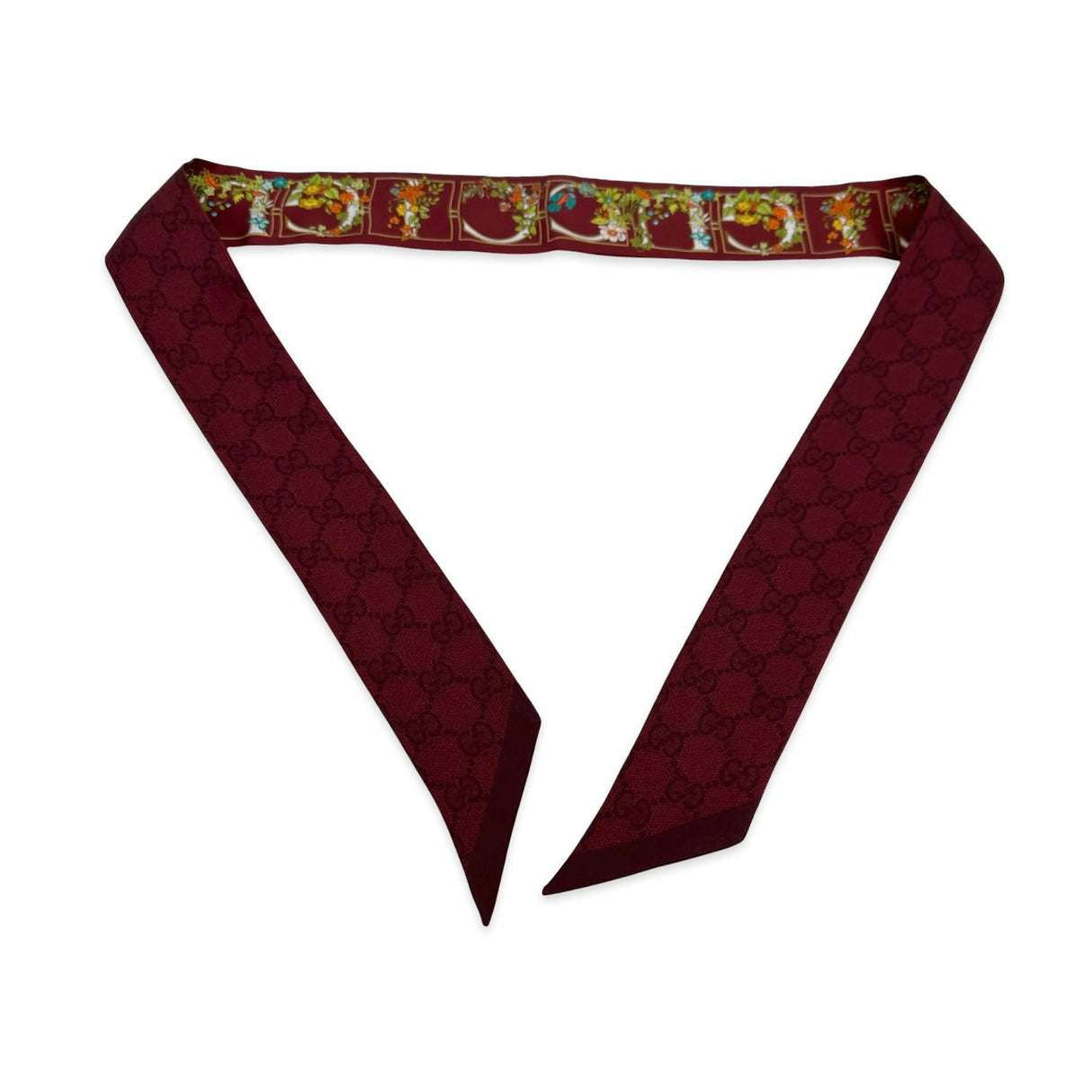 GUCCI: Printed Silk Twill Ribbon