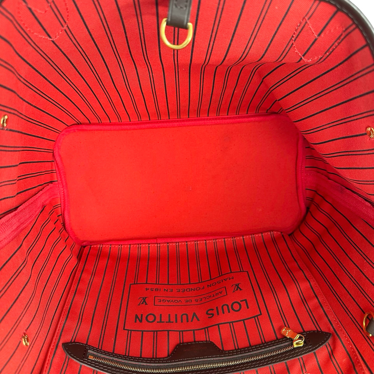 LOUIS VUITTON: Damier Ebene Neverfull MM