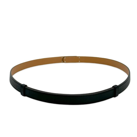 HERMES: Epsom Calfskin Kelly 18 Belt