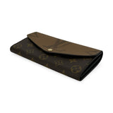 LOUIS VUITTON: Monogram Reverse Sarah Wallet