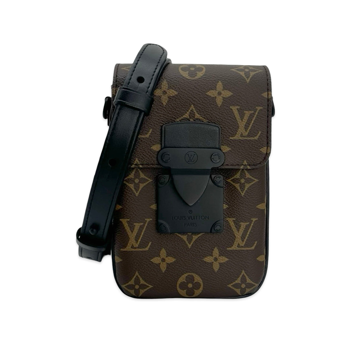 LOUIS VUITTON: Monogram S-Lock Vertical Wearable Wallet
