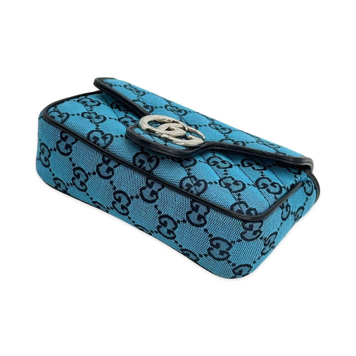 GG Canvas Super Mini Marmont Shoulder Bag