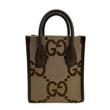 GUCCI: Jumbo GG Canvas Mini Tote