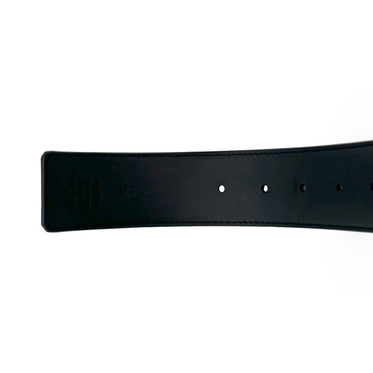 LOUIS VUITTON: Monogram Eclipse Initiales Belt