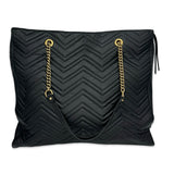 GUCCI: Quilted Leather GG Marmont Slim Tote
