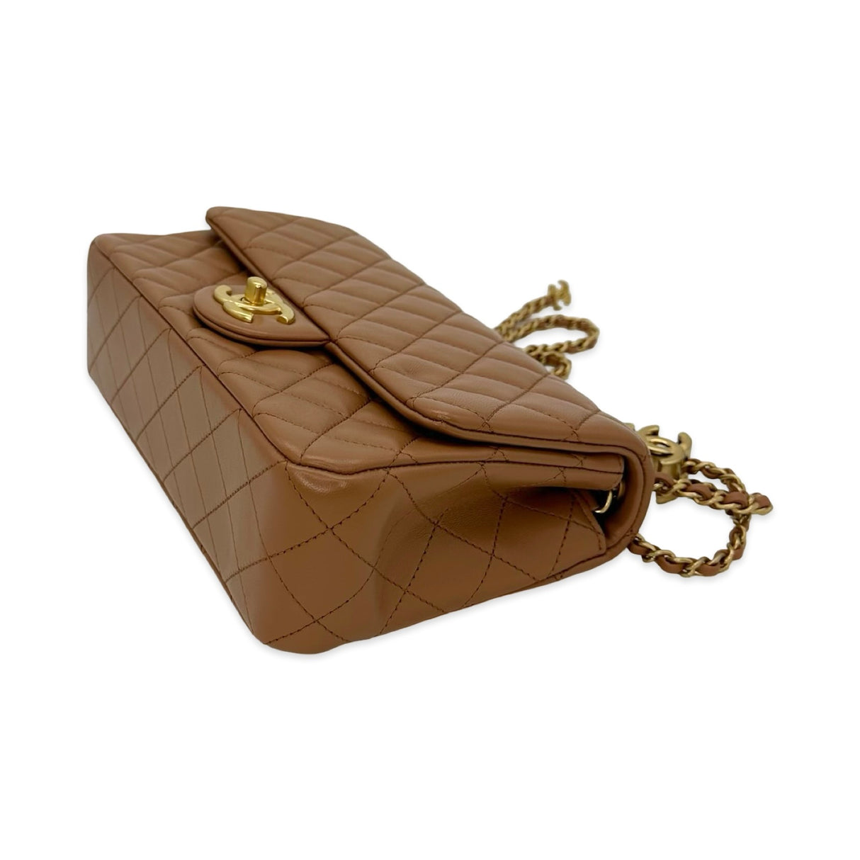 Quilted Lambskin CC Crush Small Single Flap Bag