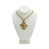 CC Twist Lock Woven Pendant Necklace