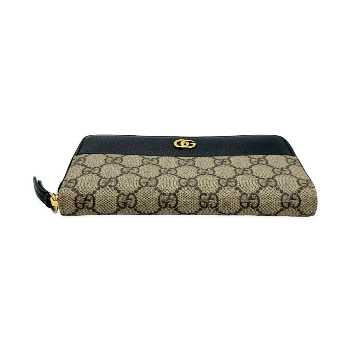 GUCCI: GG Supreme Bicolor Zip Around Wallet