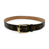 LOUIS VUITTON: Monogram Ellipse Belt