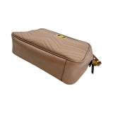 Quilted Leather Large GG Marmont Camera Bag