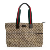 GUCCI: GG Canvas Web Tote Bag