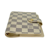 LOUIS VUITTON: Damier Azur Small Ring Agenda Cover