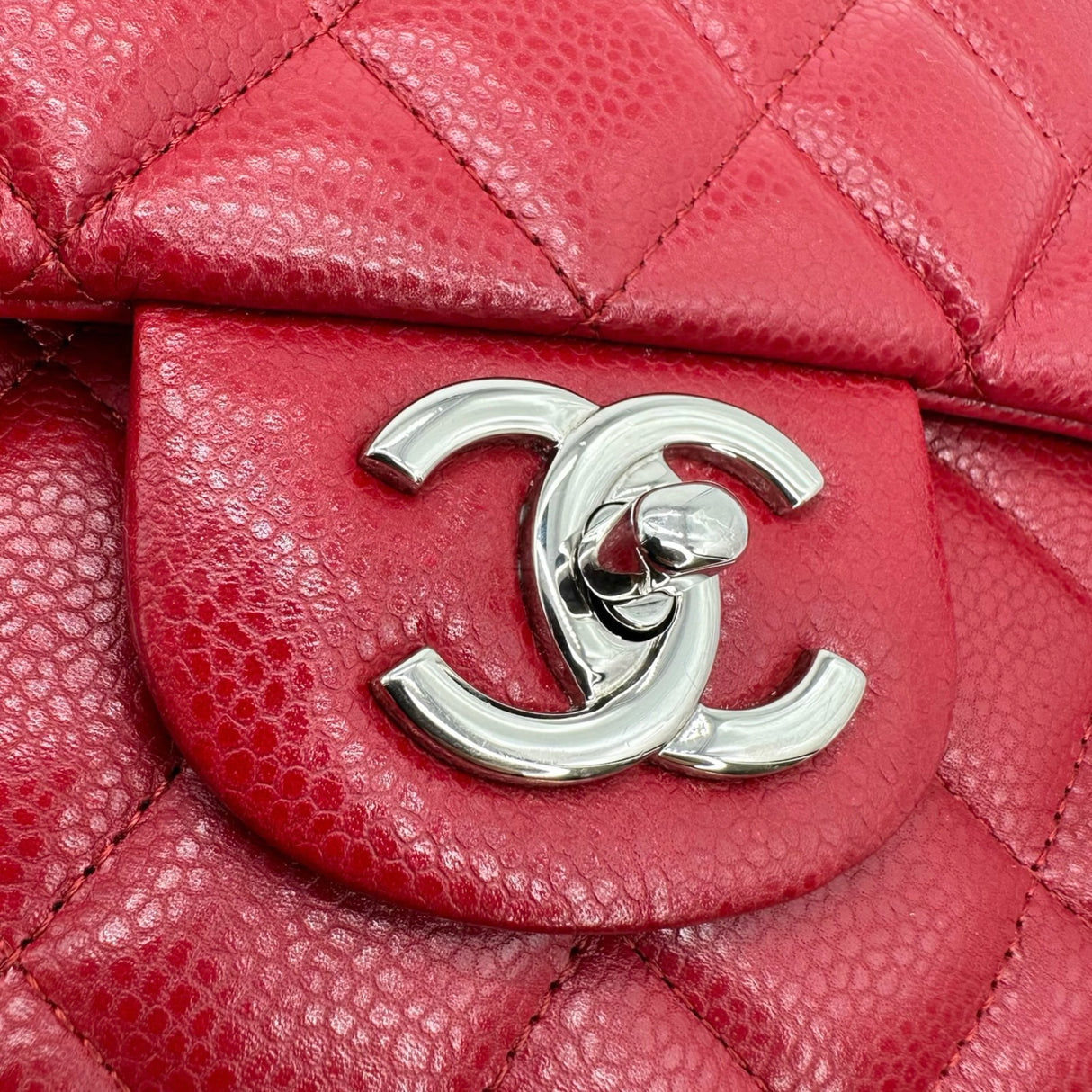 Quilted Caviar Maxi Classic Double Flap