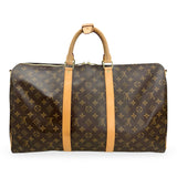LOUIS VUITTON: Monogram Keepall Bandouliere 50