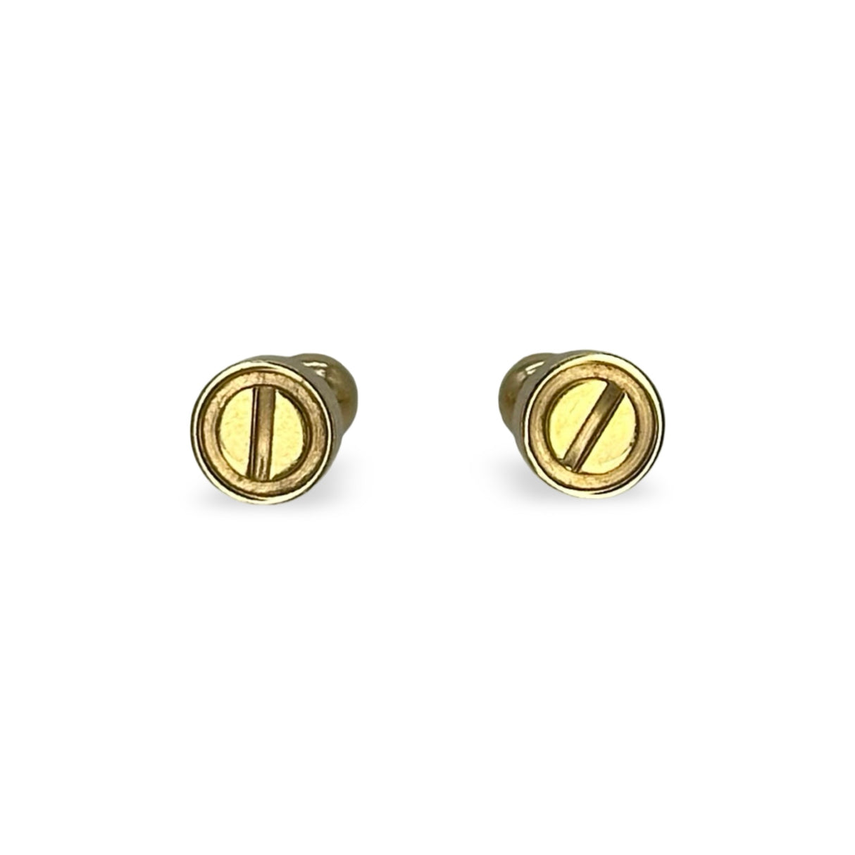 CARTIER: Pair of Gold Love Earrings