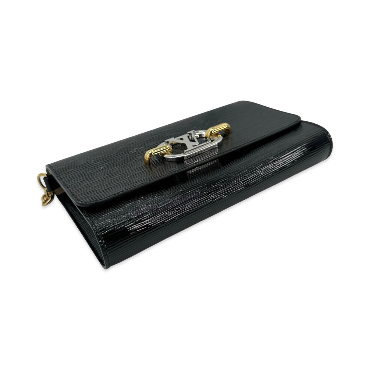 LOUIS VUITTON: Epi Electric Pochette Evening Chain Wallet
