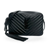 SAINT LAURENT: Quilted Leather Lou Camera Bag
