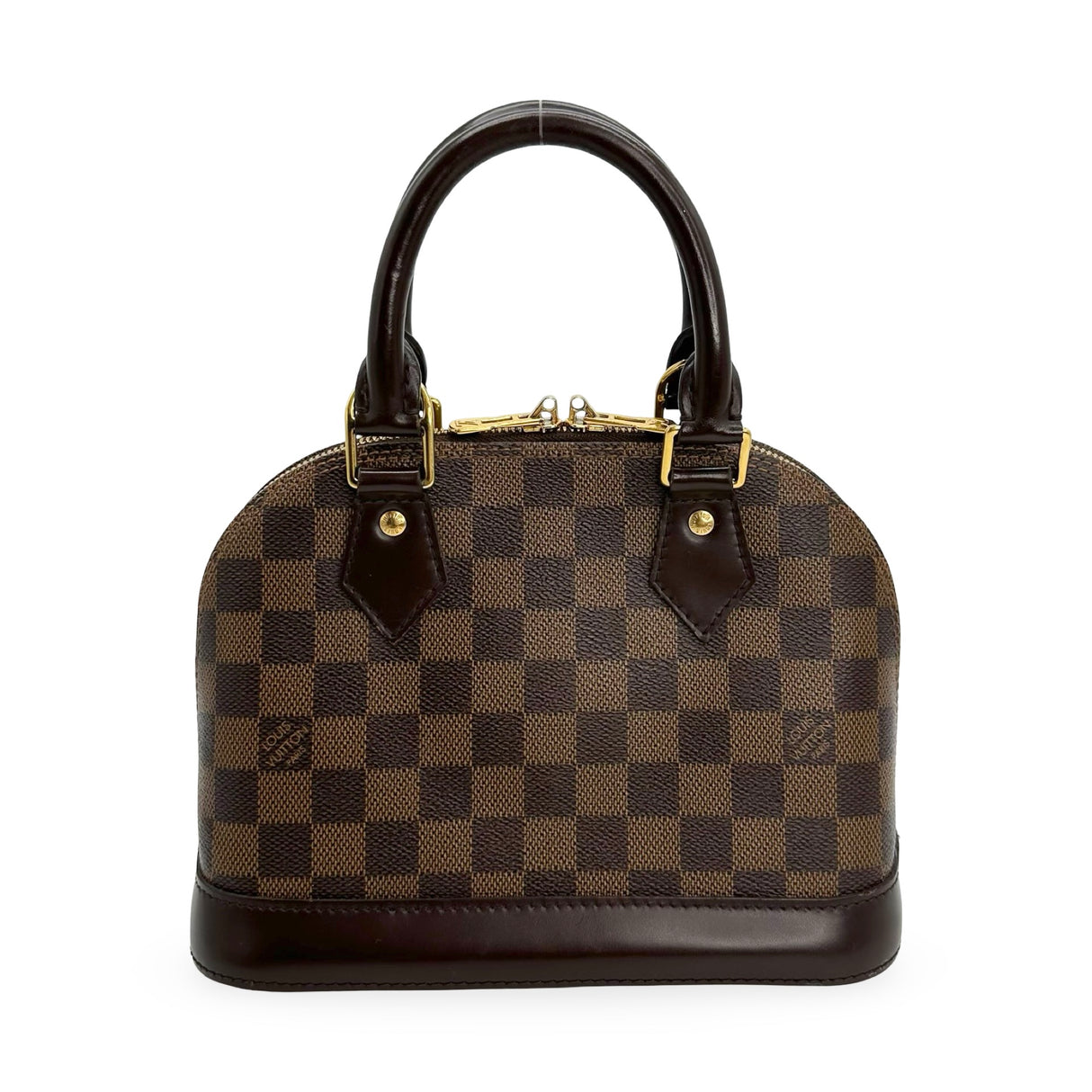 LOUIS VUITTON: Damier Ebene Alma BB
