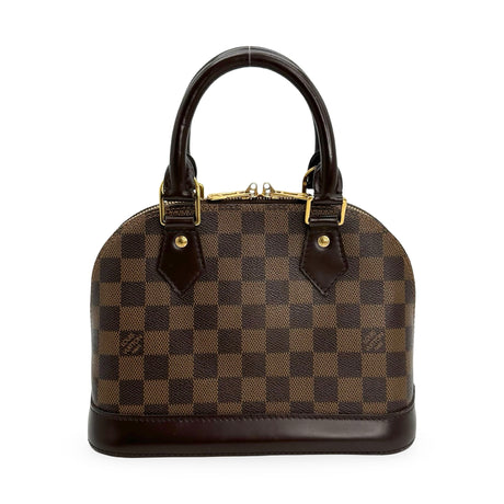 LOUIS VUITTON: Damier Ebene Alma BB