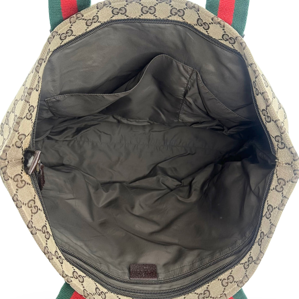 GUCCI: GG Canvas Web Tote Bag
