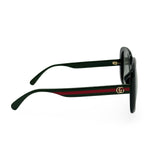 GUCCI: Square Web Sunglasses