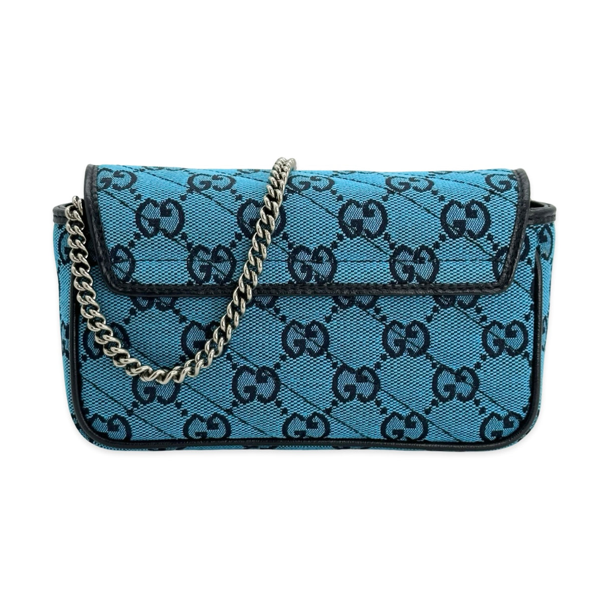 GG Canvas Super Mini Marmont Shoulder Bag