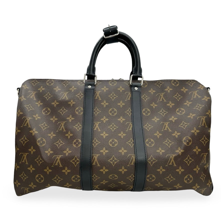 LOUIS VUITTON: Monogram Macassar Keepall Bandouliere 45
