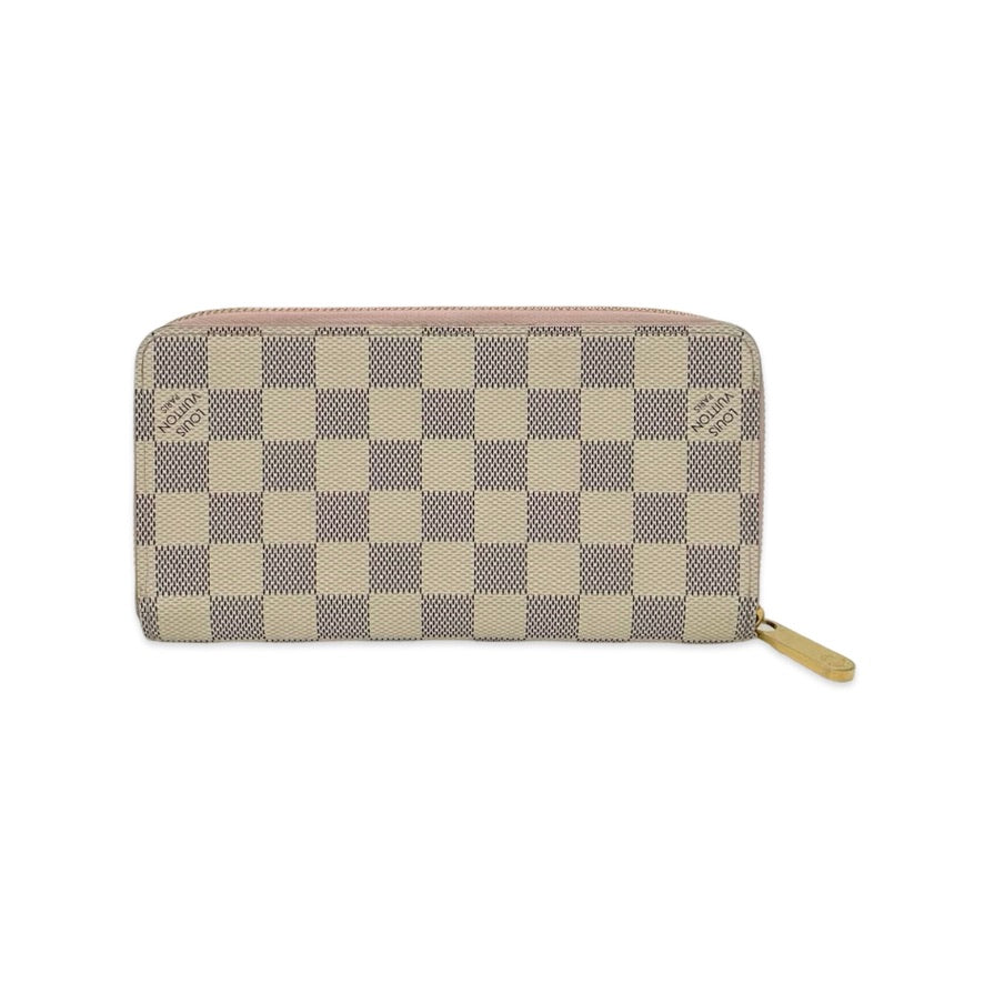 LOUIS VUITTON: Damier Azur Zippy Wallet