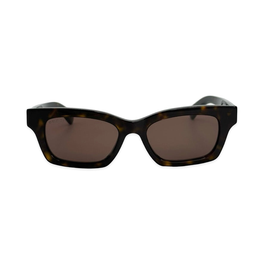 Rectangle Tortoiseshell Sunglasses