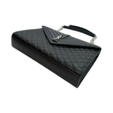 SAINT LAURENT: Triquilt Grain de Poudre Large Envelope Flap Bag