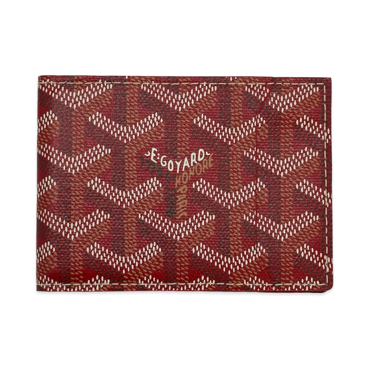 GOYARD: Goyardine Insert Victorie Card Wallet