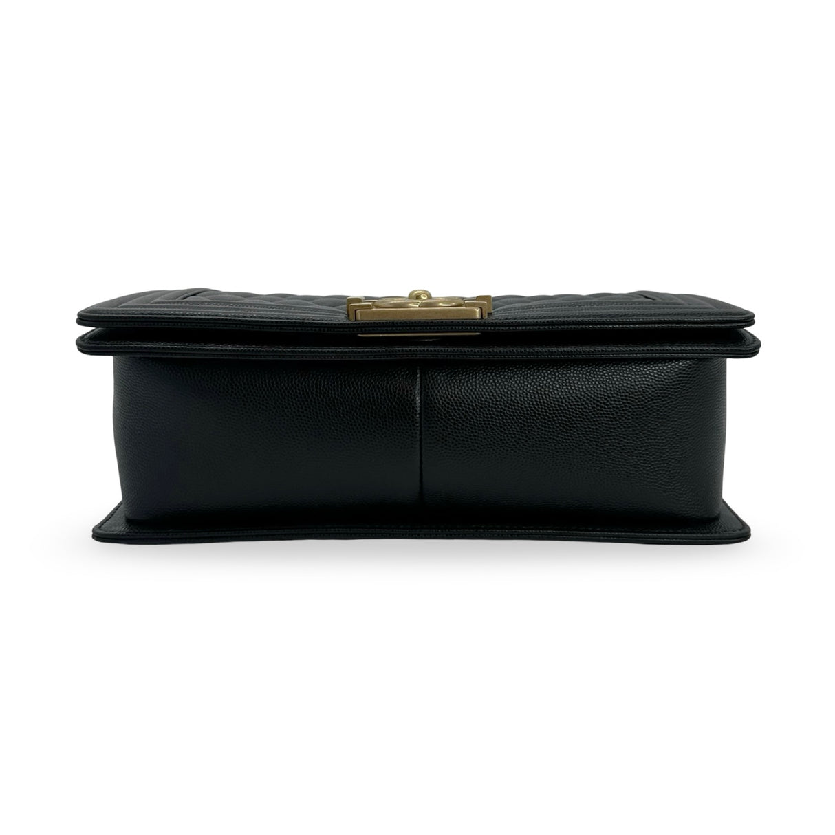 CHANEL: Quilted Caviar Old Medium Boy Bag