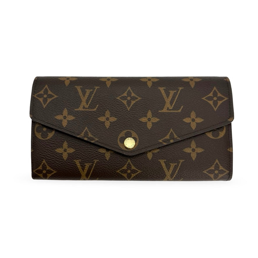 LOUIS VUITTON: Monogram Sarah Wallet
