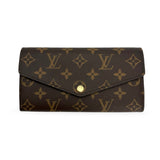 LOUIS VUITTON: Monogram Sarah Wallet