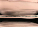 SAINT LAURENT: Quilted Grain de Poudre Classic Monogram Chain Wallet