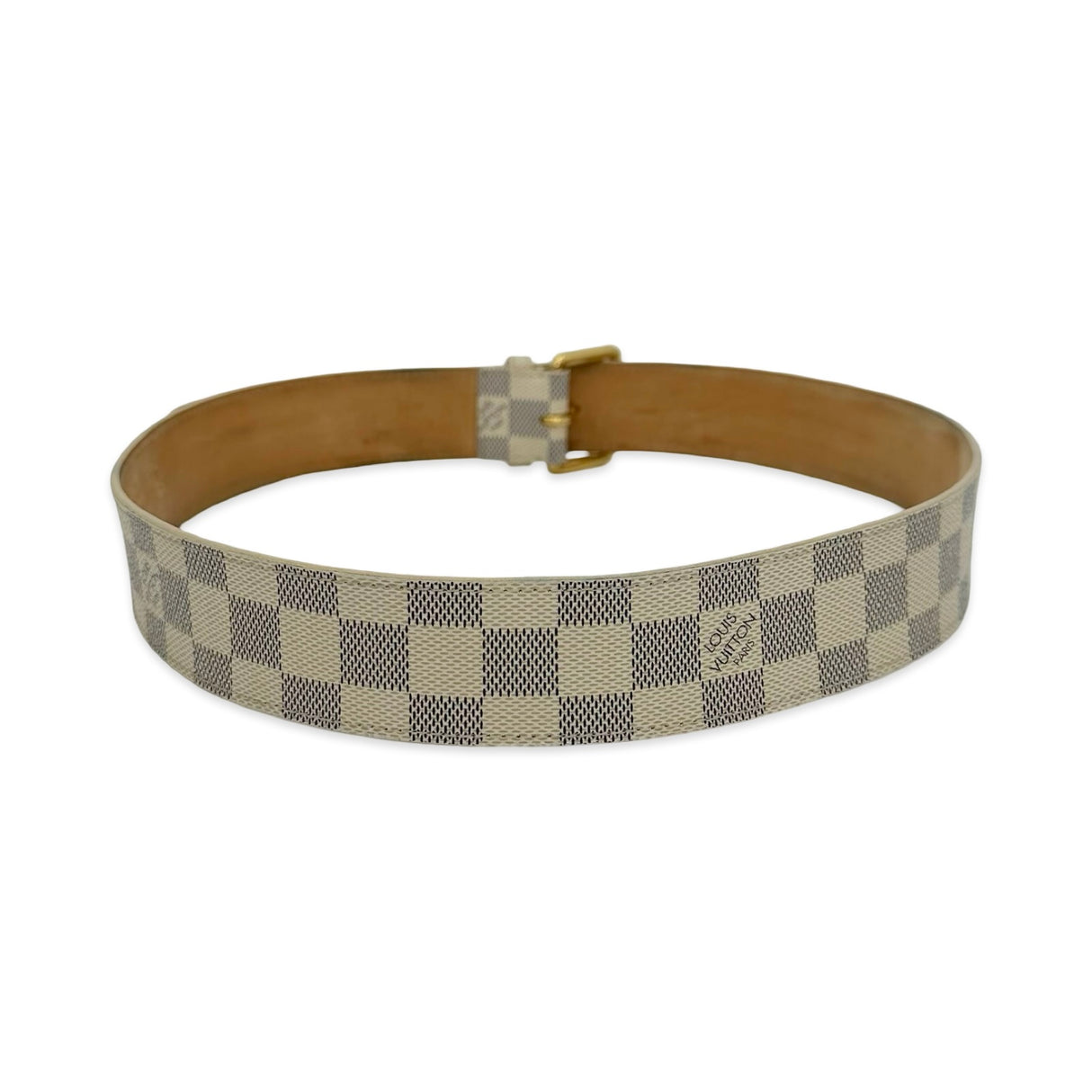 Damier Azur Belt