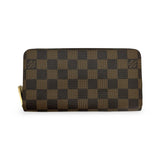 LOUIS VUITTON: Damier Ebene Zippy Wallet