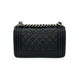 CHANEL: Quilted Lambskin Small Boy Bag