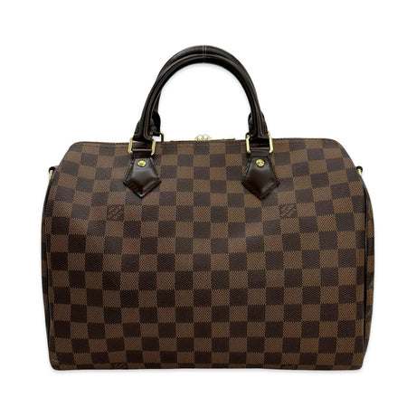 LOUIS VUITTON: Damier Ebene Speedy Bandouliere 30